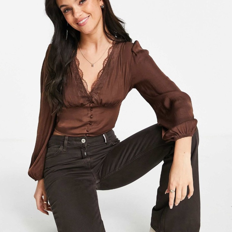 Stradivarius Satin Blouse